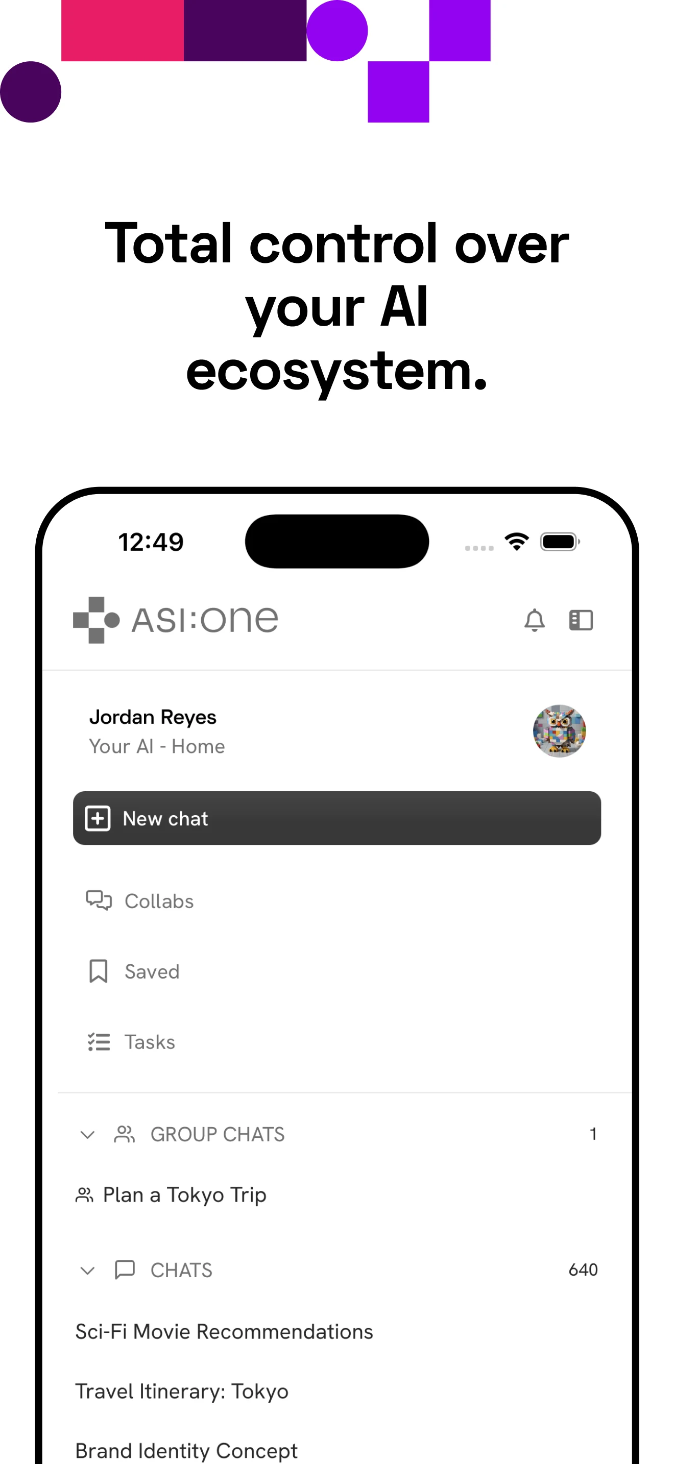 ASI:One screenshot