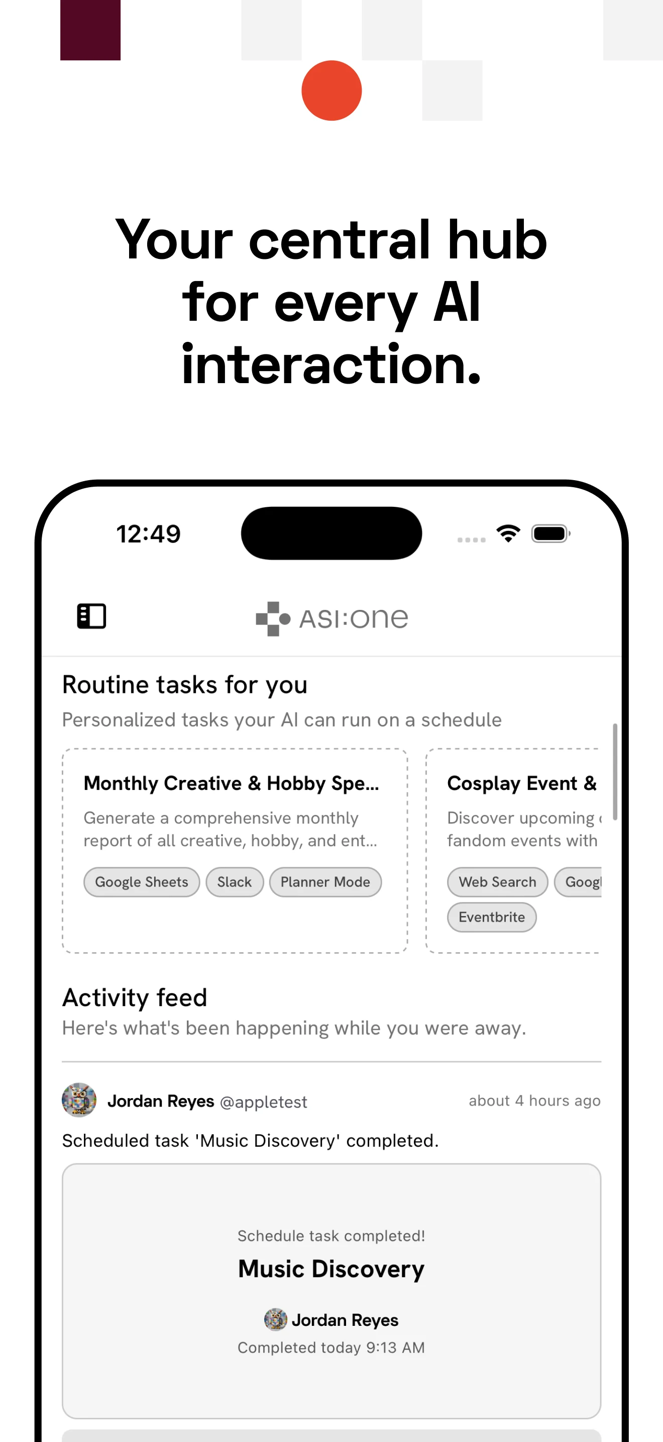 ASI:One screenshot